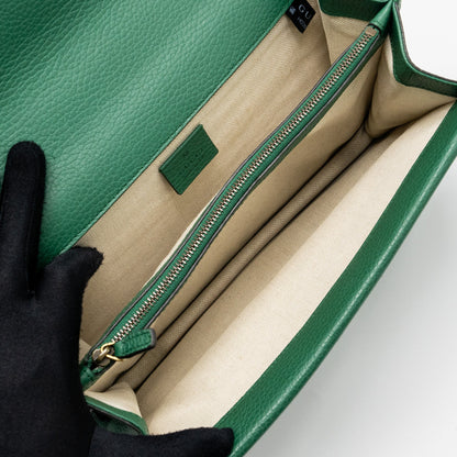 Gucci Dionysus Shoulder Bag Calfskin Green