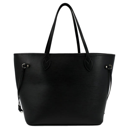LOUIS VUITTON Neverfull Epi Leather Tote Shoulder Bag Black