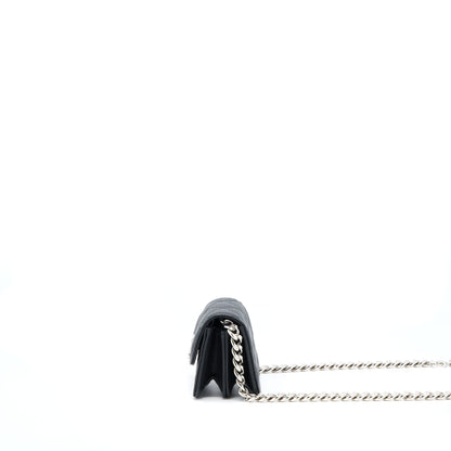 Chanel Clutch With Chain Caviar Black