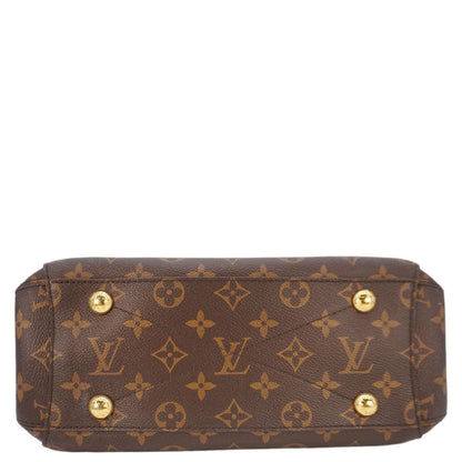 LOUIS VUITTON Montaigne BB Monogram Canvas Shoulder Bag Brown