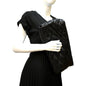 YVES SAINT LAURENT Sade Large Quilted Leather Clutch Bag Black