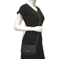 CHANEL Boy Woc Caviar Leather Wallet On Chain Clutch Bag Black
