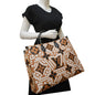 LOUIS VUITTON Onthego GM Crafty Monogram Giant Canvas Shoulder Bag Caramel