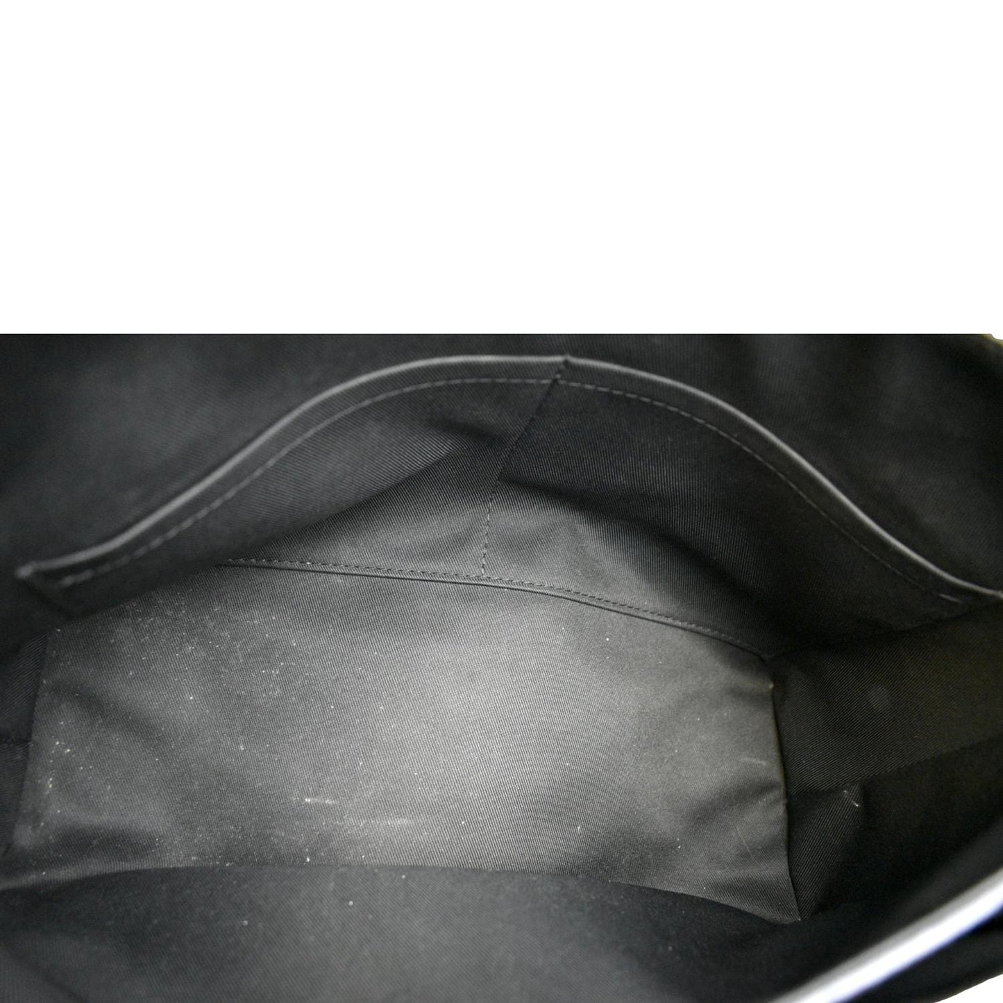 LOUIS VUITTON Blanche MM Empreinte Leather Shoulder Bag Black