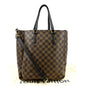 LOUIS VUITTON Belmont Damier Ebene Shoulder Bag Brown