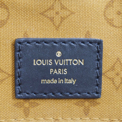 LOUIS VUITTON Onthego GM Crafty Monogram Giant Canvas Shoulder Bag Caramel
