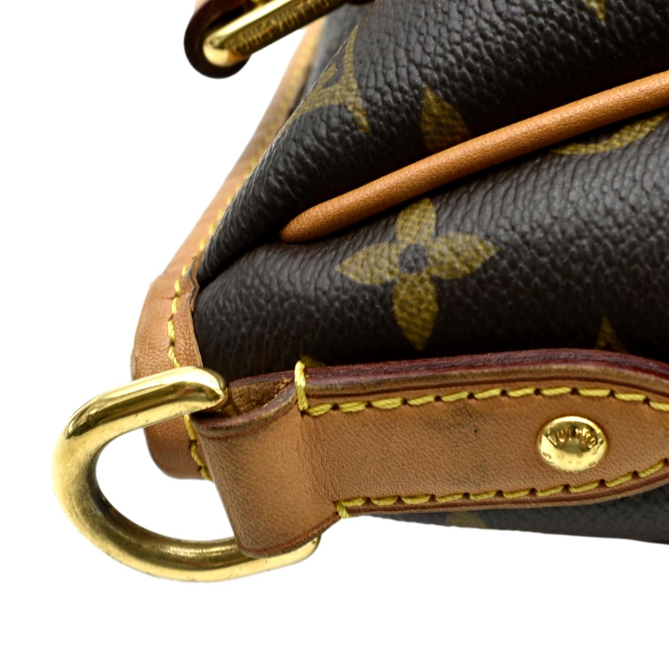 LOUIS VUITTON Estrela MM Monogram Canvas Shoulder Bag Brown