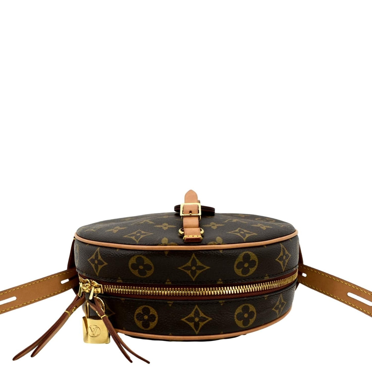 LOUIS VUITTON Boite Chapeau Souple MM Monogram Canvas Shoulder Bag Brown