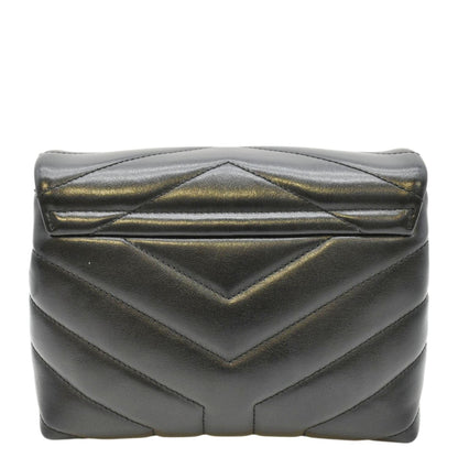 YVES SAINT LAURENT Loulou Toy Matelasse Leather Shoulder Bag Black