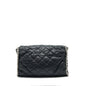 Chanel quilted leather with Chain Shoulder Bag Black