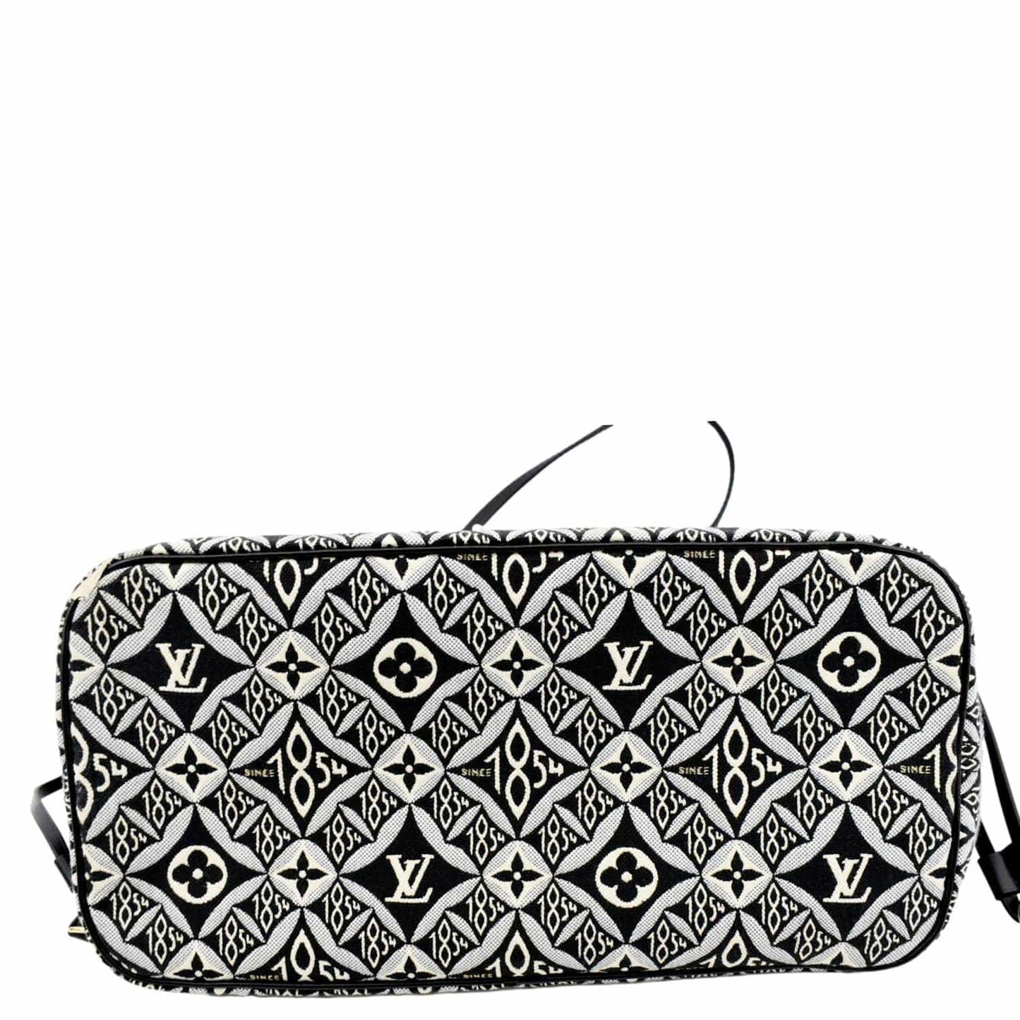 LOUIS VUITTON Since 1854 Neverfull MM Jacquard Shoulder Bag Grey