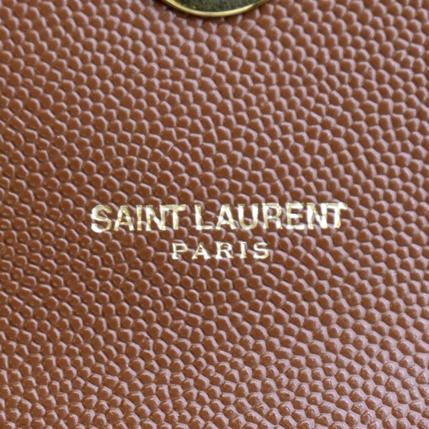 YVES SAINT LAURENT Large Envelope Mix Matelasse Leather Chain Shoulder Bag Dark Natural