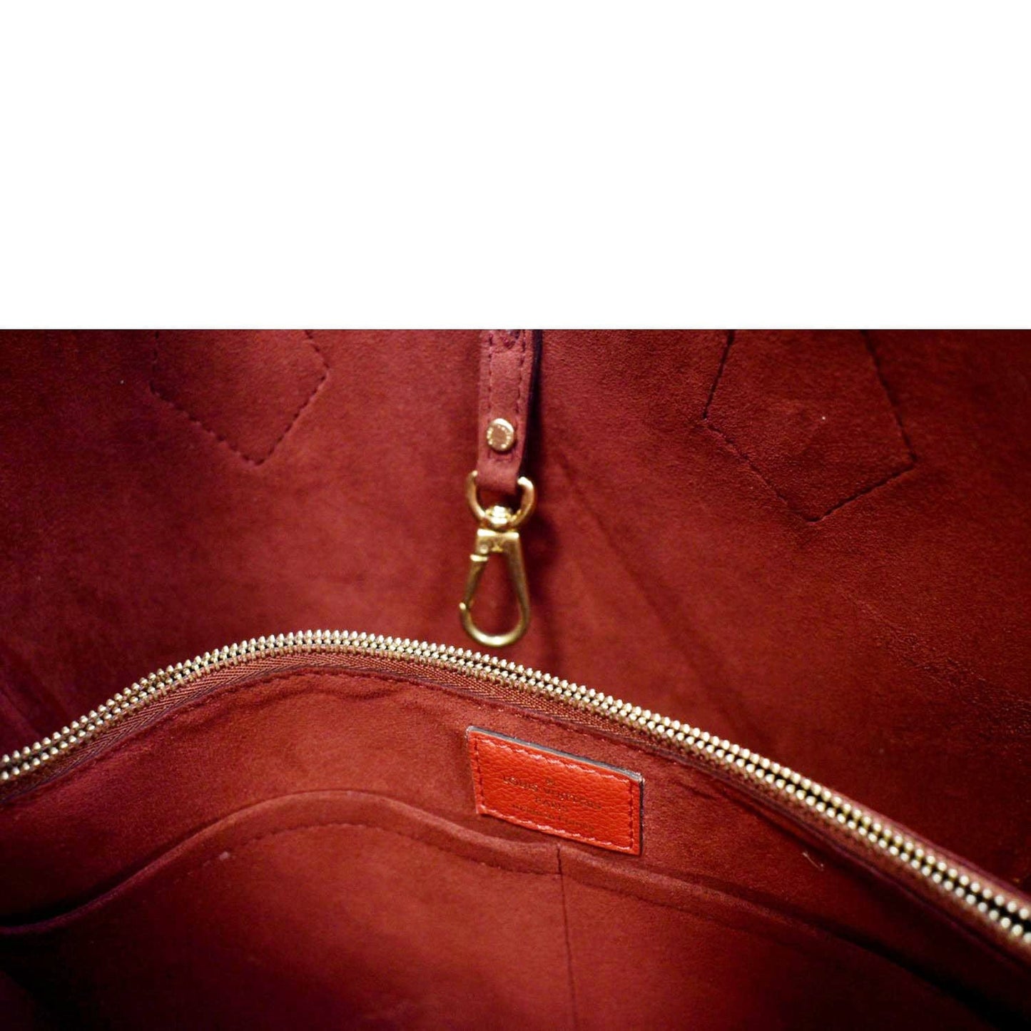 LOUIS VUITTON Kimono MM Monogram Canvas Shoulder Bag Red