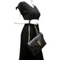 YVES SAINT LAURENT Medium Loulou Matelasse Leather Chain Shoulder Bag Black