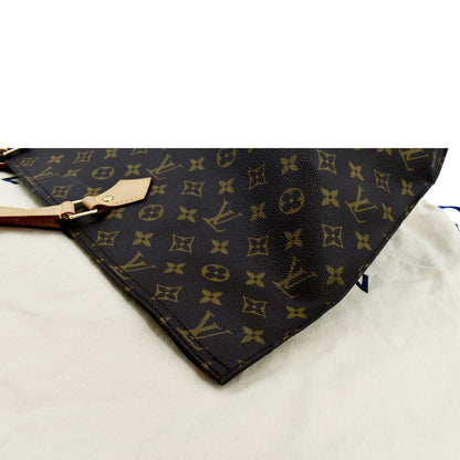 LOUIS VUITTON All-In MM Monogram Canvas Shoulder Bag Brown