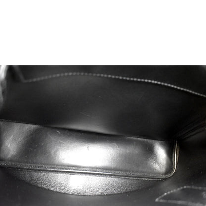 PRADA Double-Zip Saffiano Leather Shoulder Tote Bag Black