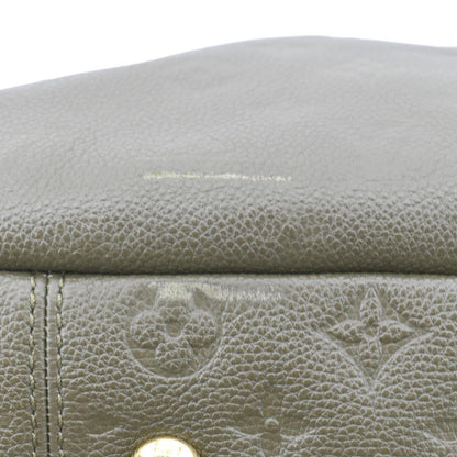 LOUIS VUITTON Artsy MM Monogram Empreinte Leather Shoulder Bag Khaki Green