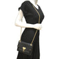 LOUIS VUITTON Vavin BB Monogram Empreinte Leather Shoulder Bag Black