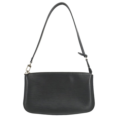 LOUIS VUITTON Pochette Accessoires Epi Leather Shoulder Bag Noir Black