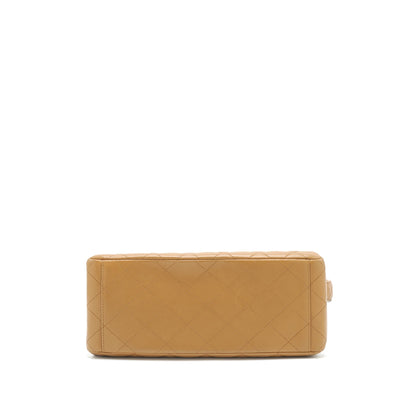 Chanel Vintage Kelly Shoulder Bag Dark Beige