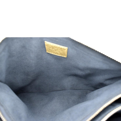 LOUIS VUITTON Coussin PM Monogram Embossed Leather Shoulder Bag Gold