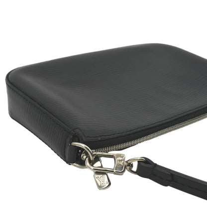 LOUIS VUITTON Pochette Accessoires Epi Leather Shoulder Bag Noir Black