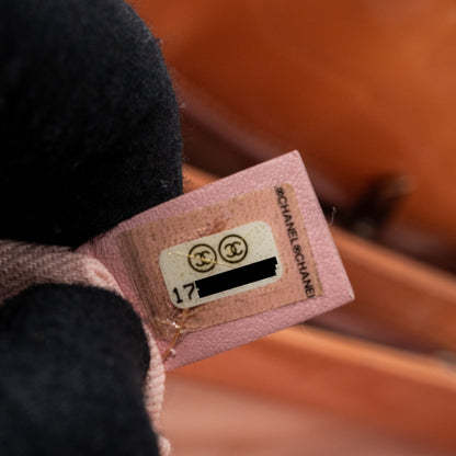 Chanel Shoulder Bag Patent Leather Pink