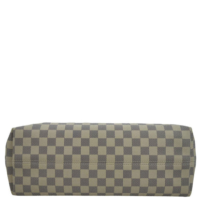 LOUIS VUITTON Graceful MM Damier Azur Hobo Shoulder Bag White