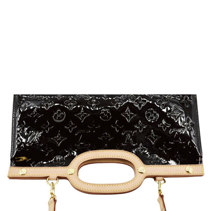 LOUIS VUITTON Roxbury Drive Vernis Leather Shoulder Bag Burgundy