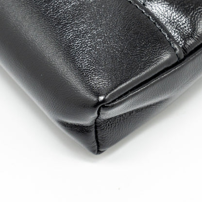 Chanel Mini 31 Clutch with Chain Shiny Calfskin Black L (microchip)
