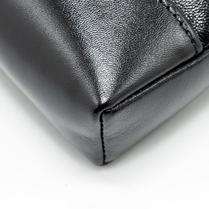 Chanel Mini 31 Clutch with Chain Shiny Calfskin Black L (microchip)
