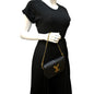 LOUIS VUITTON New Wave Multi Pochette Leather Chain Shoulder Bag Black