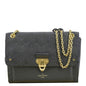 LOUIS VUITTON Vavin MM Monogram Empreinte Leather Shoulder Bag Black