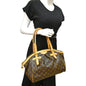 LOUIS VUITTON Tivoli GM Monogram Canvas Shoulder Bag Brown