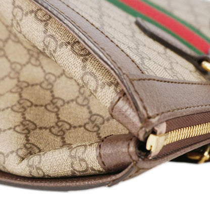 GUCCI Ophidia Medium GG Supreme Tote Shoulder Bag Beige 524537