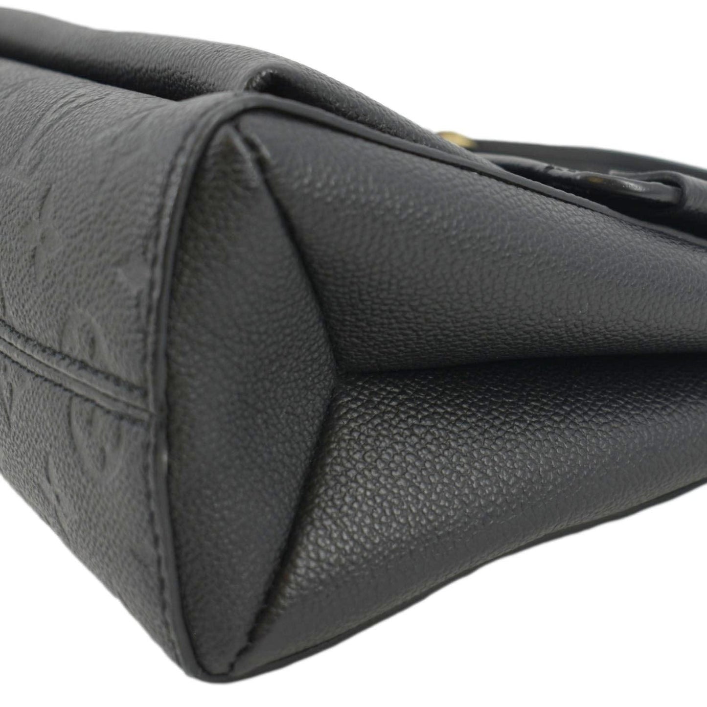 LOUIS VUITTON Vavin MM Monogram Empreinte Leather Shoulder Bag Black
