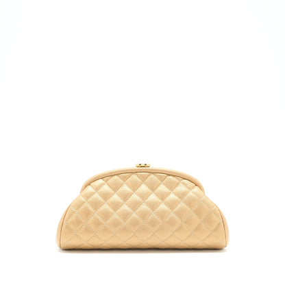 Chanel Timeless Clutch Caviar Gold Brushed