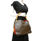 LOUIS VUITTON Gaia Monogram Canvas Shoulder Bag Cerise