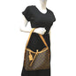 LOUIS VUITTON Carryall PM Monogram Canvas Shoulder Bag Brown