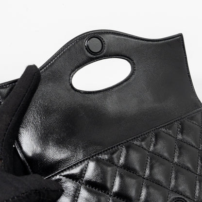 Chanel 24S Mini 31 Clutch Shiny lambskin Black L (Microchip)