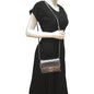 CHANEL Like a Wallet Quilted Lambskin Leather Shoulder Bag Gunmetal Metallic