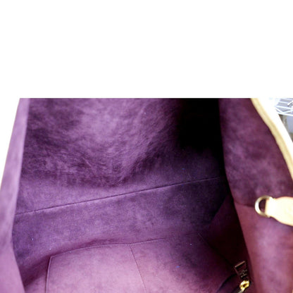LOUIS VUITTON Carryall MM Monogram Canvas Shoulder Bag Brown