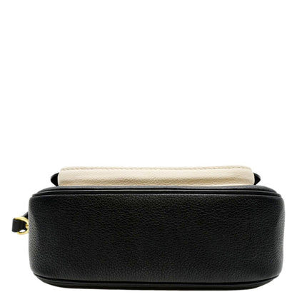 LOUIS VUITTON Lockme Tender Grained Calfskin Leather Shoulder Bag Black