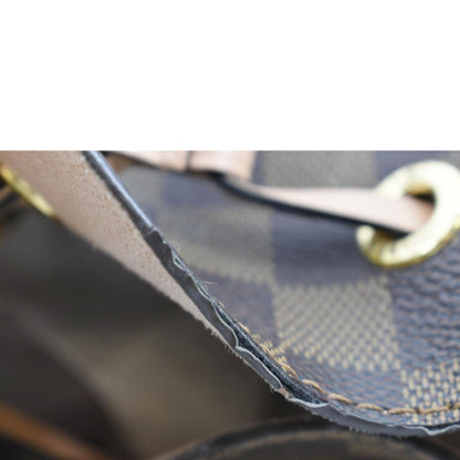 LOUIS VUITTON Neonoe Monogram Canvas Shoulder Bag Rose Ballerine