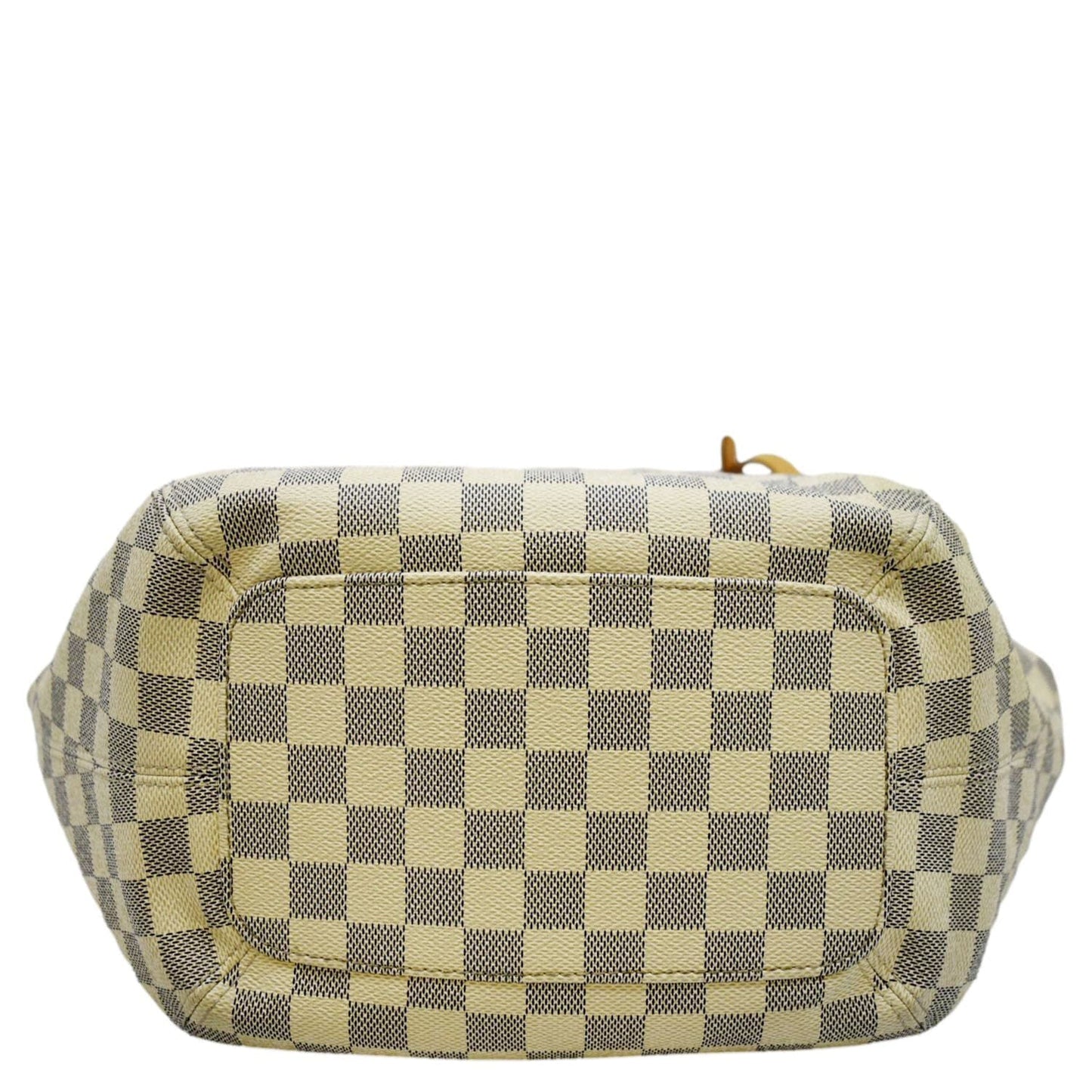 LOUIS VUITTON Salina PM Damier Azur Shoulder Bag White