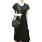 LOUIS VUITTON LV Pont 9 Soft MM Calfskin Leather Shoulder Bag Noir