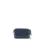 Chanel Gabrielle Clutch on Chain Aged Calfskin Navy