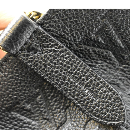 LOUIS VUITTON NeoNoe MM Monogram Empreinte Leather Shoulder Bag Black