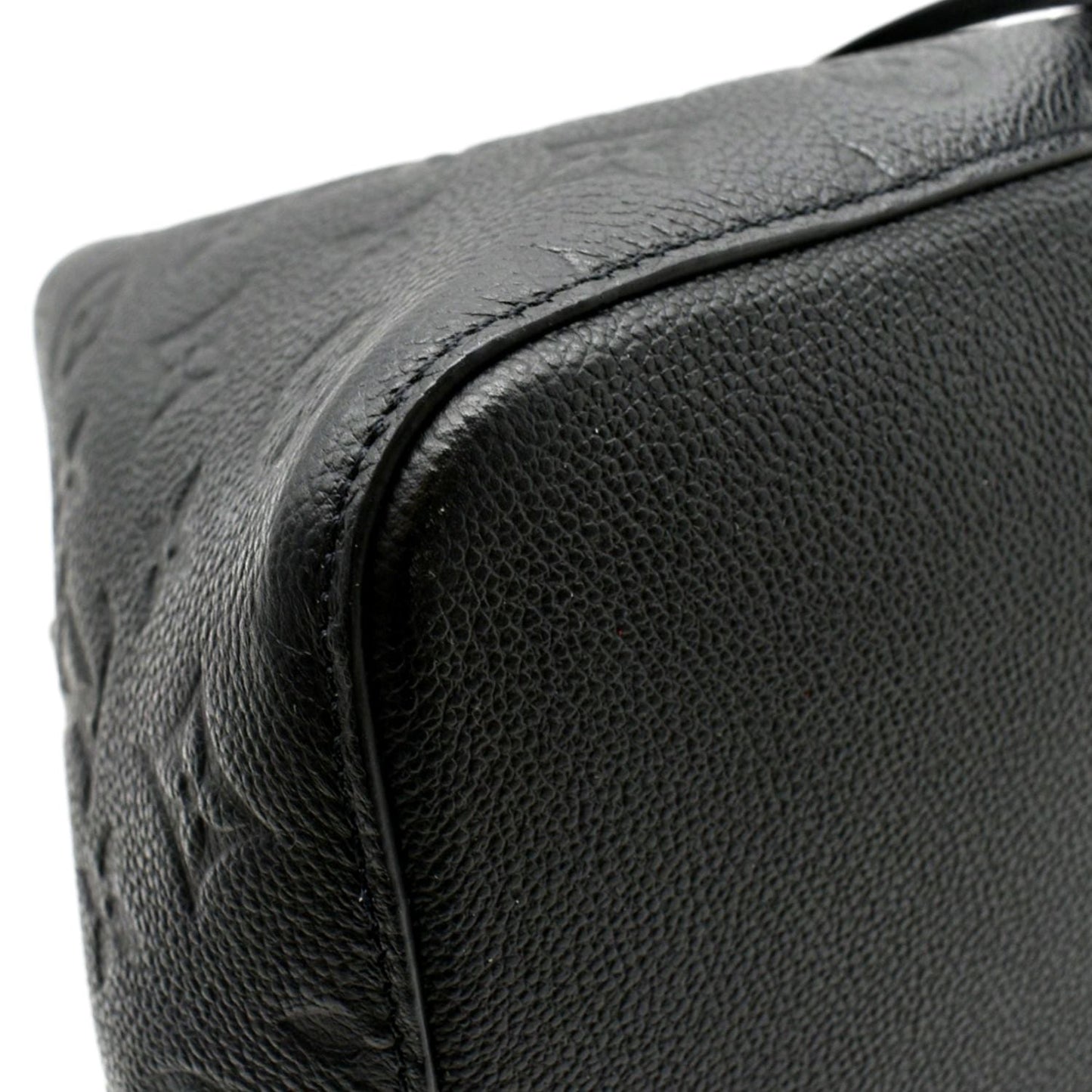 LOUIS VUITTON NeoNoe MM Monogram Empreinte Leather Shoulder Bag Black