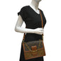 LOUIS VUITTON Dauphine MM Monogram Reverse Canvas Shoulder Bag Brown